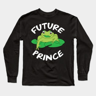 Future Prince White Text Long Sleeve T-Shirt